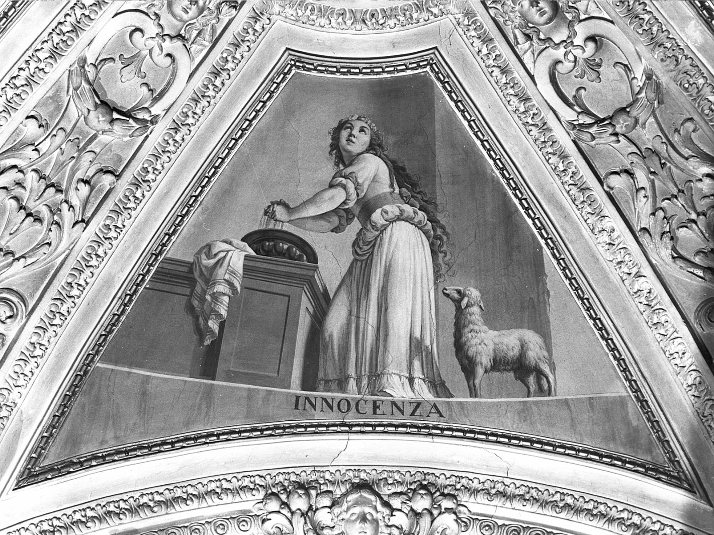  110-Vincenzo Angelo Orelli-Figura allegorica dell'Innocenza - Alzano Lombardo, Bergamo 